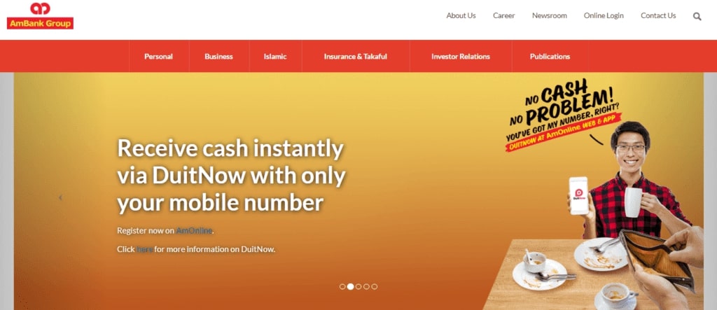 AmBank Group's Homepage