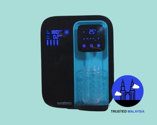 Watero BACFREE Smart Water Purifier, 5 Hot Temperature & Volume, Portable Dispenser with Halal Filters_Home Water Filters_trustedmalaysia