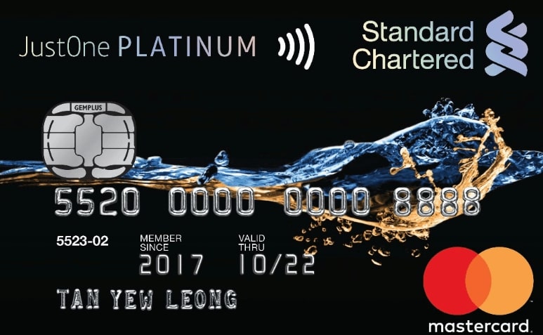 Standard Chartered JustOne Platinum Mastercard