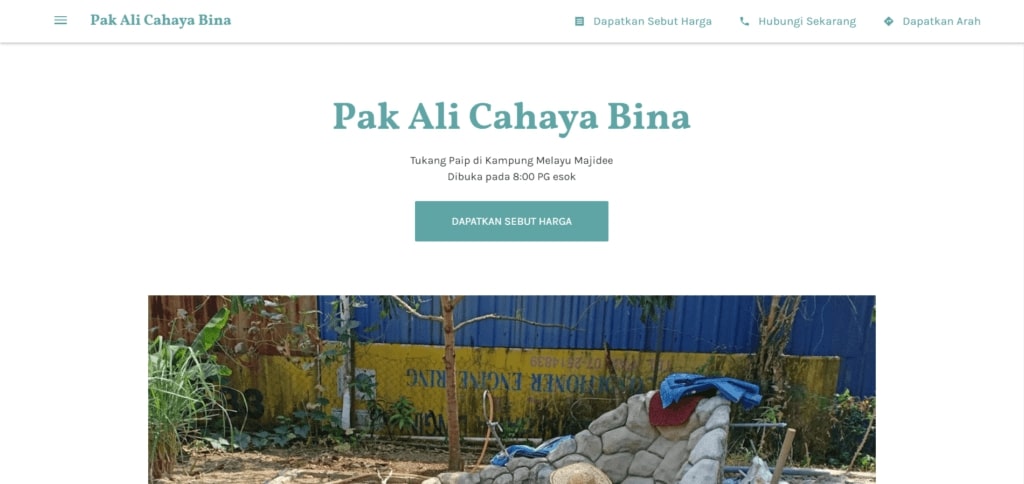 Pak Ali Cahaya Bina's Homepage