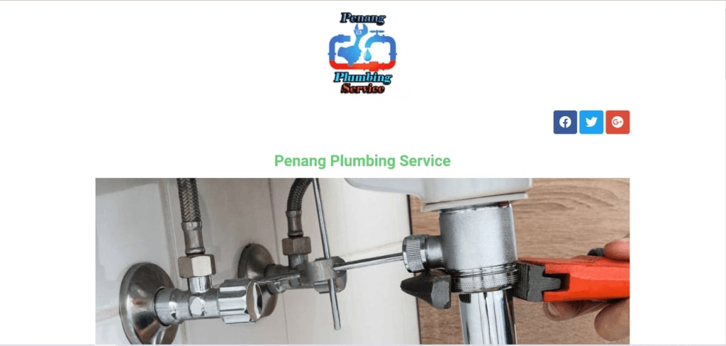 Penang Plumbing Service's Homepage