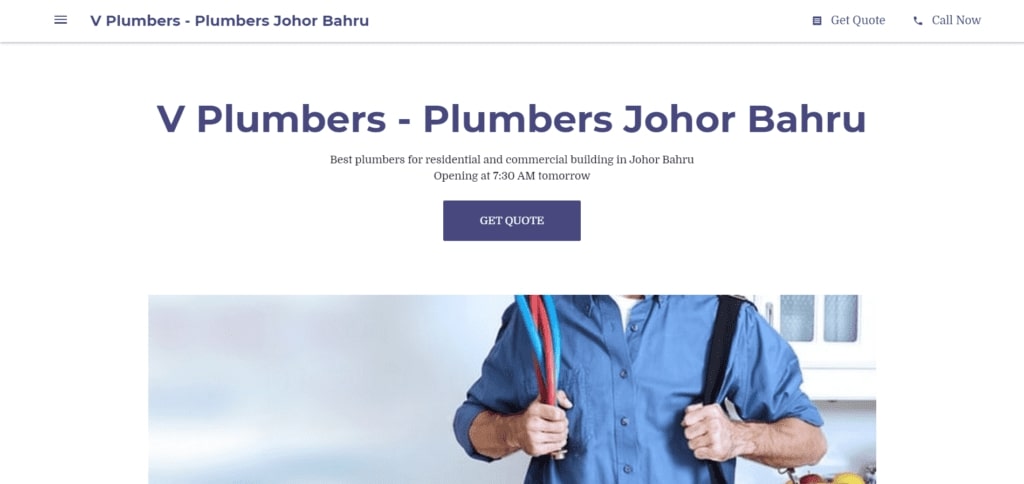 V Plumbers - Plumbers Johor Bahru's Homepage