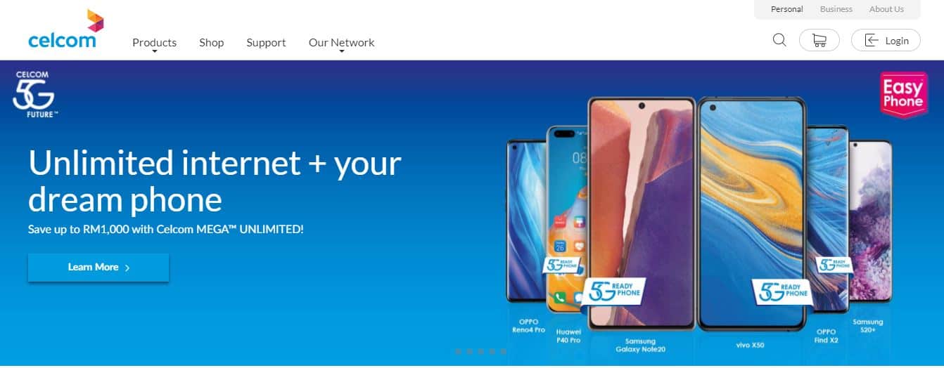 Celcom Home Wireless XL's Homepage