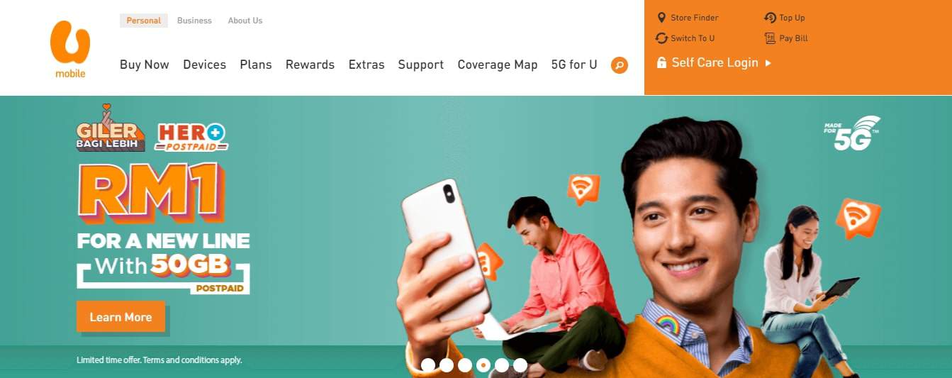 Giler Unlimited Prepaid GX30's Homepage