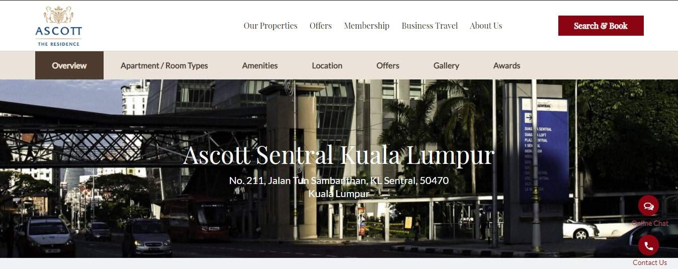 Ascott Sentral's Homepage