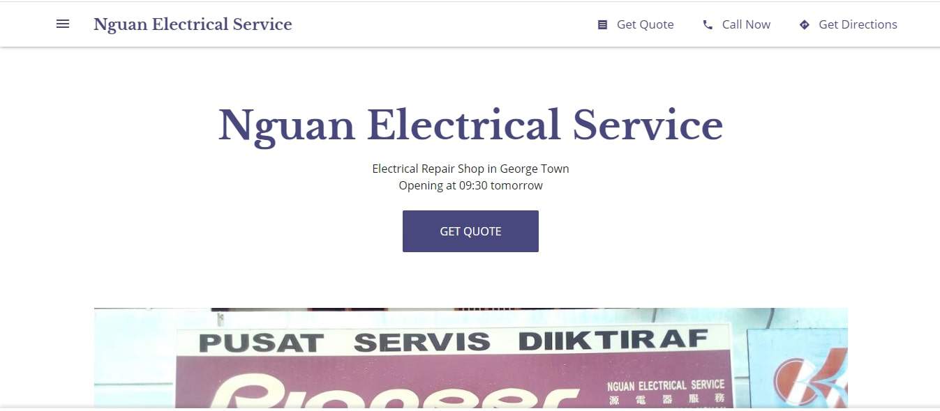 Nguan Electrical Service's Homepage