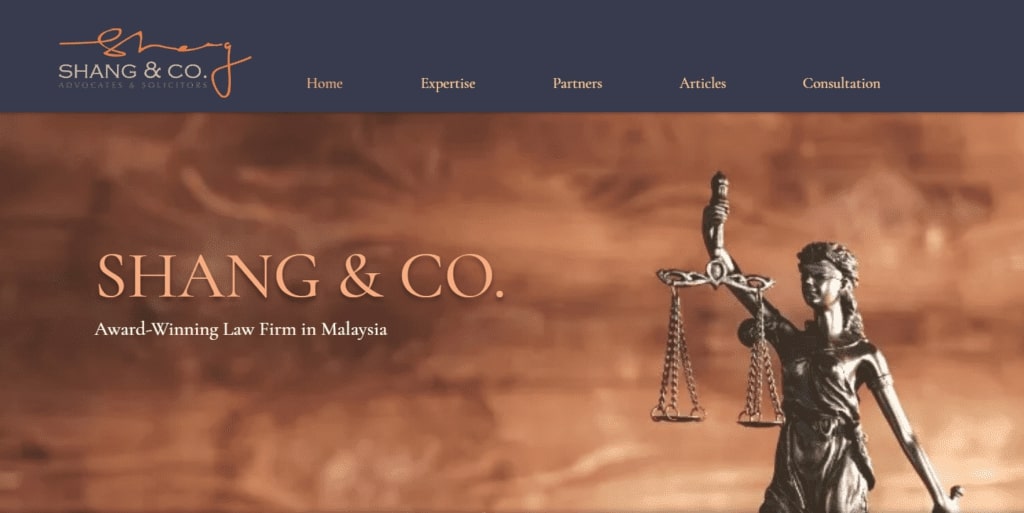 Shang & Co.'s homepage