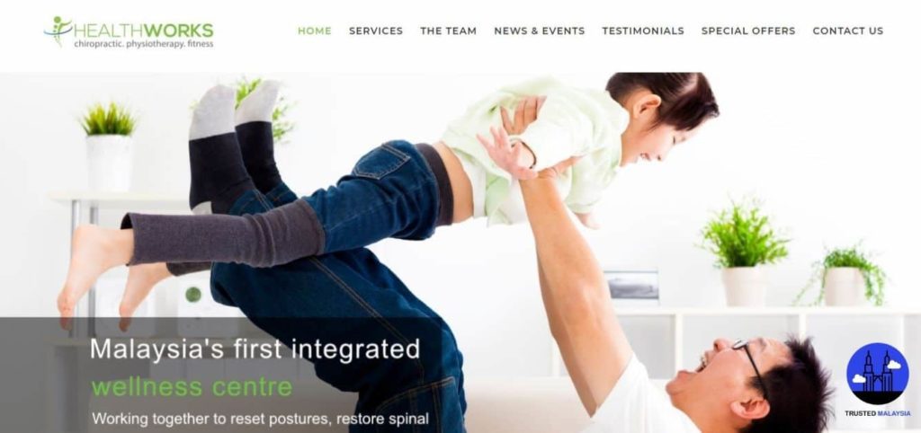 HealthWorks' Homepage