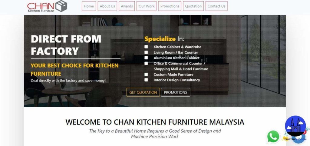 Chan Kitchen Furniture's Homepage