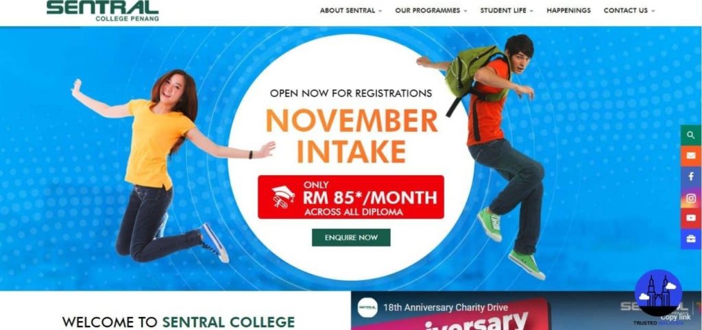 Sentral College Penang's Homepage