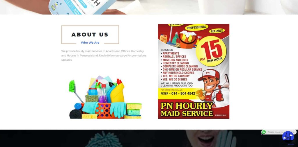 PN Hourly Maid Service's Homepage