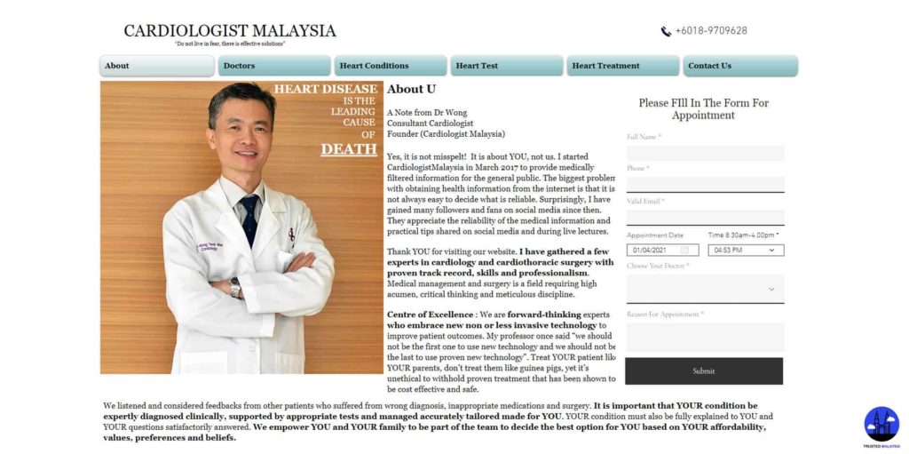 Cardiologist Malaysia's Homepage