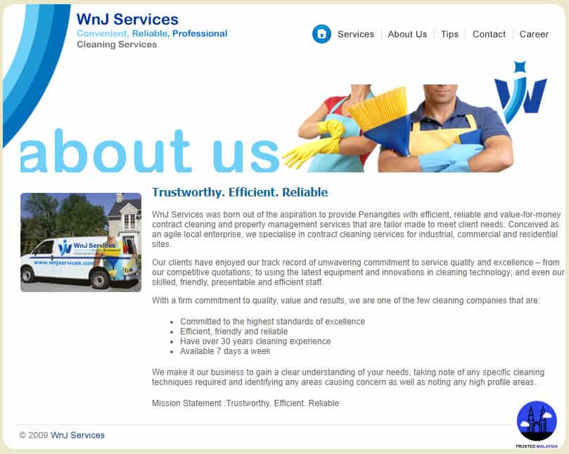 WnJ Services' Homepage