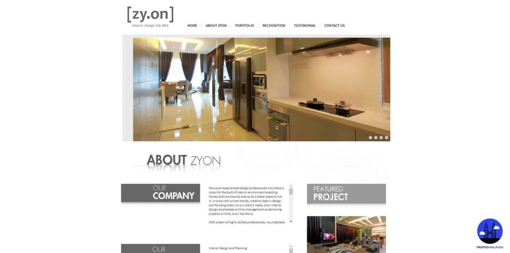 Zyon Interior Design's Homepage