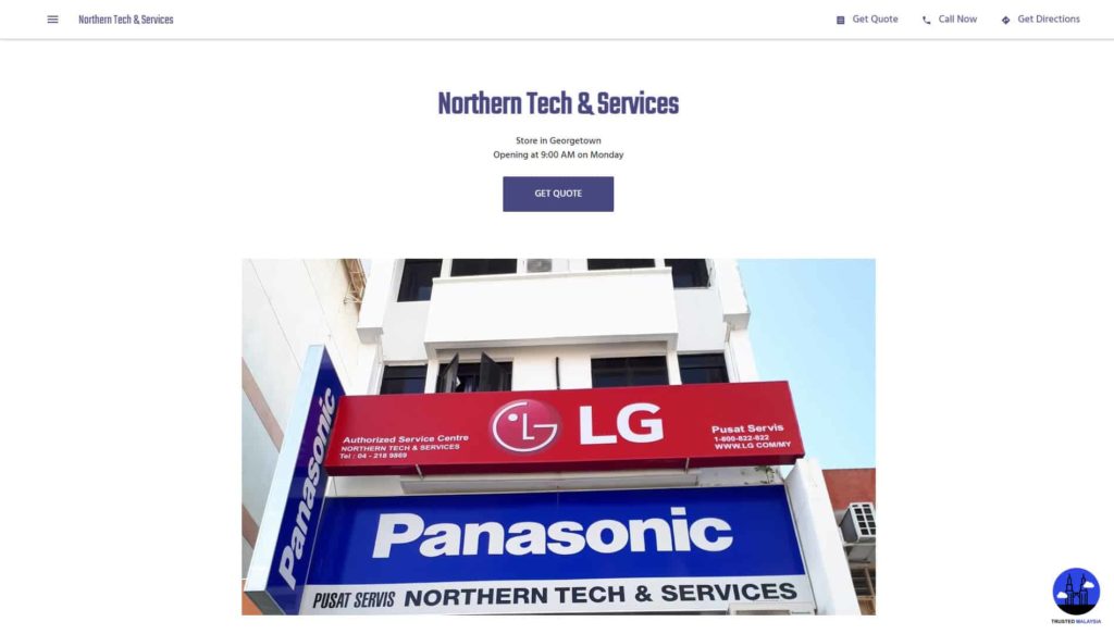 Northern Tech & Services' Homepage