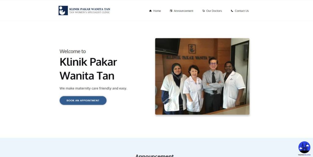 Klinik Pakar Wanita Tan's Homepage