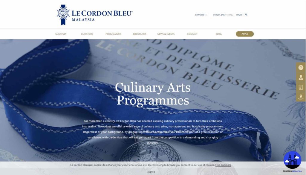 Le Cordon Bleu Malaysia's Homepage