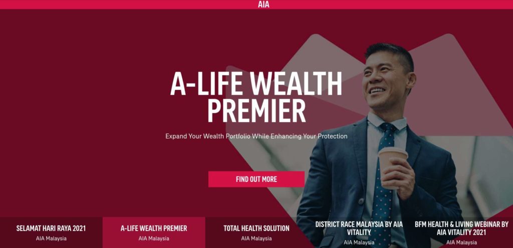 AIA A-Plus Health Medical Card's Homepage