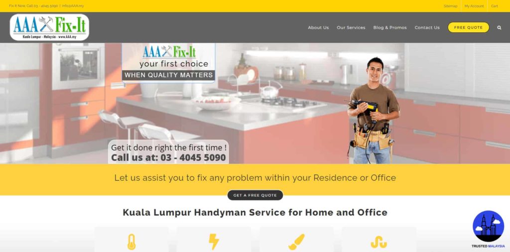 AAA Fix-It's Homepage