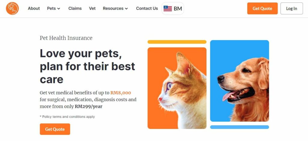 Oyen Pet Health Insurance's Homepage