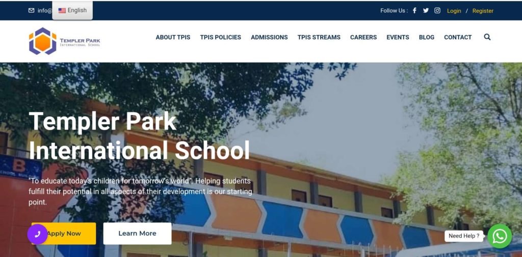 Templer Park International School's Homepage