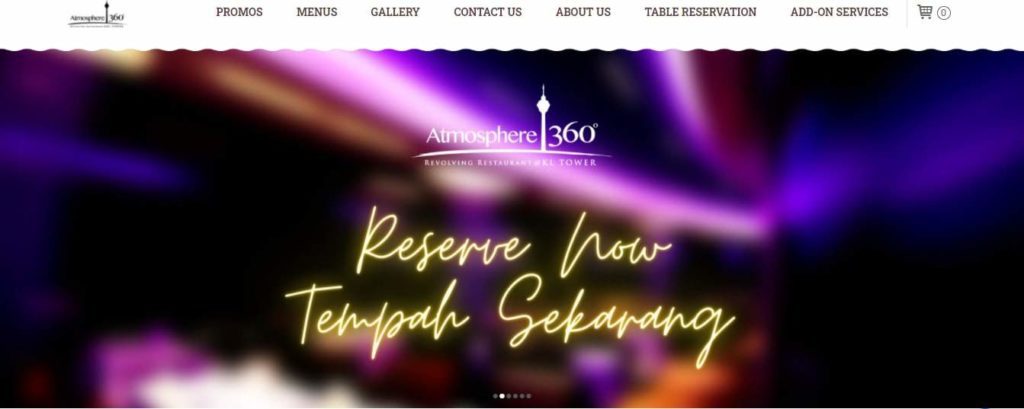 Atmosphere 360's Homepage