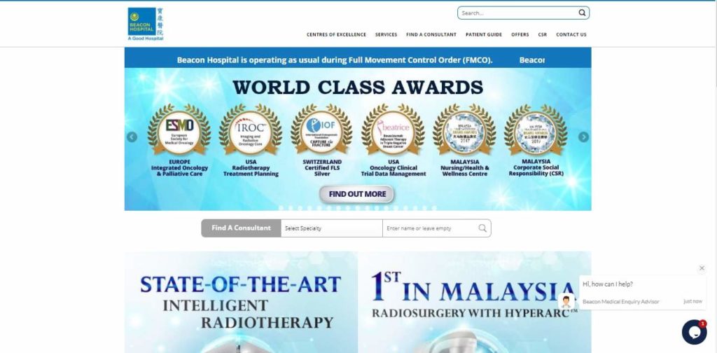 Beacon Hospital Malaysia's Homepage