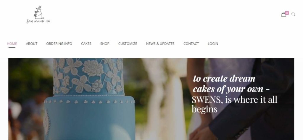 Swens Homemade Cakes' Homepage