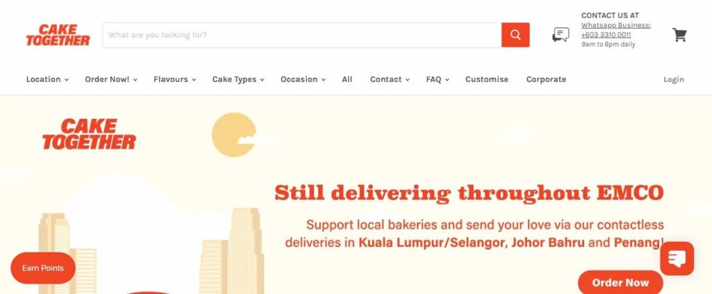 Cake Together's Homepage