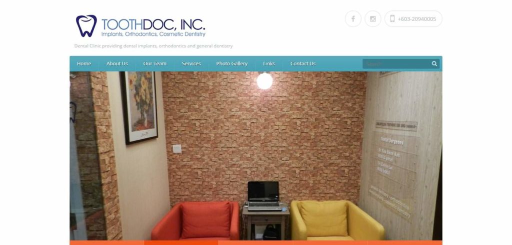 Toothdoc Sdn. Bhd.'s Homepage