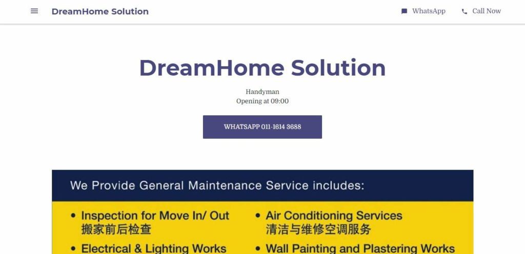 DreamHome Solution's Homepage