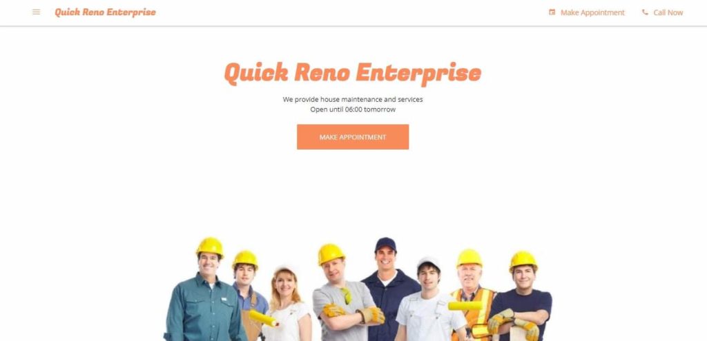 Quick Reno Enterprise's Homepage