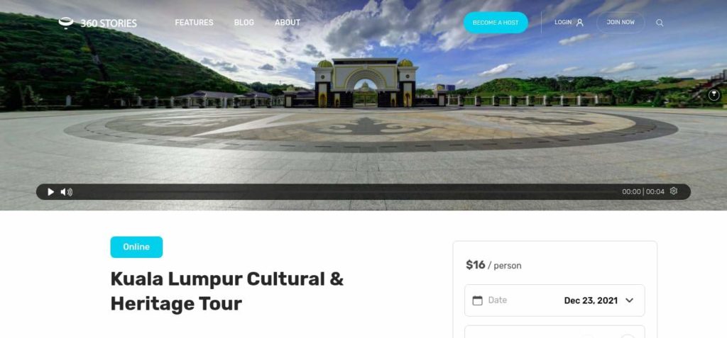 360stories’ Kuala Lumpur Cultural & Heritage Tour's Homepage