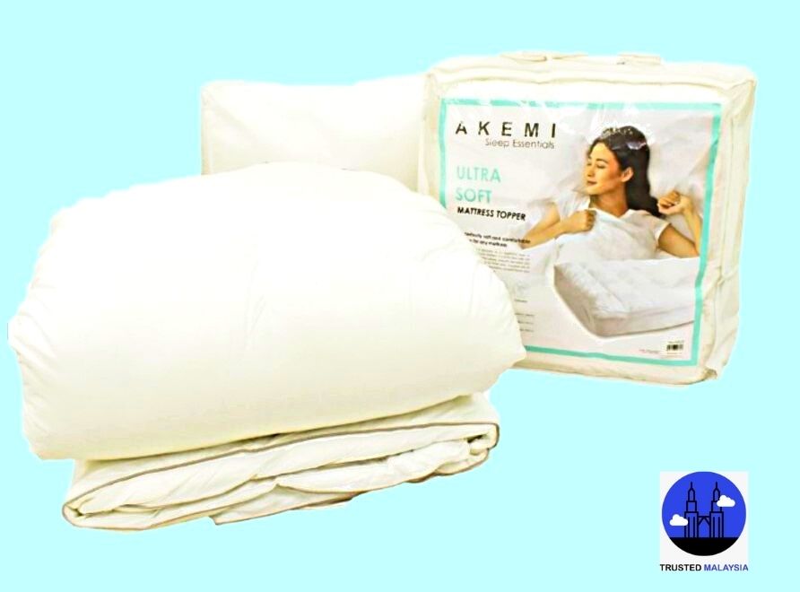 AKEMI Ultra Soft Mattress Topper_mattress toppers unboxing_trusted malaysia
