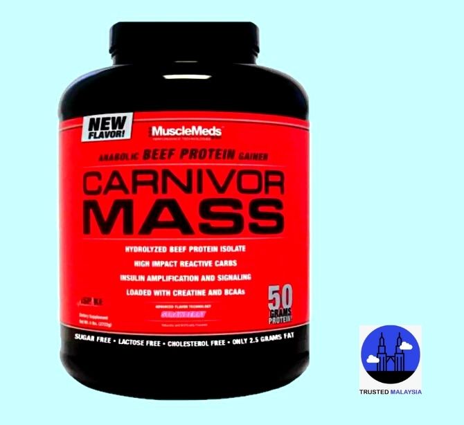 MuscleMeds Carnivor Mass_mass gainer unboxing_trusted malaysia
