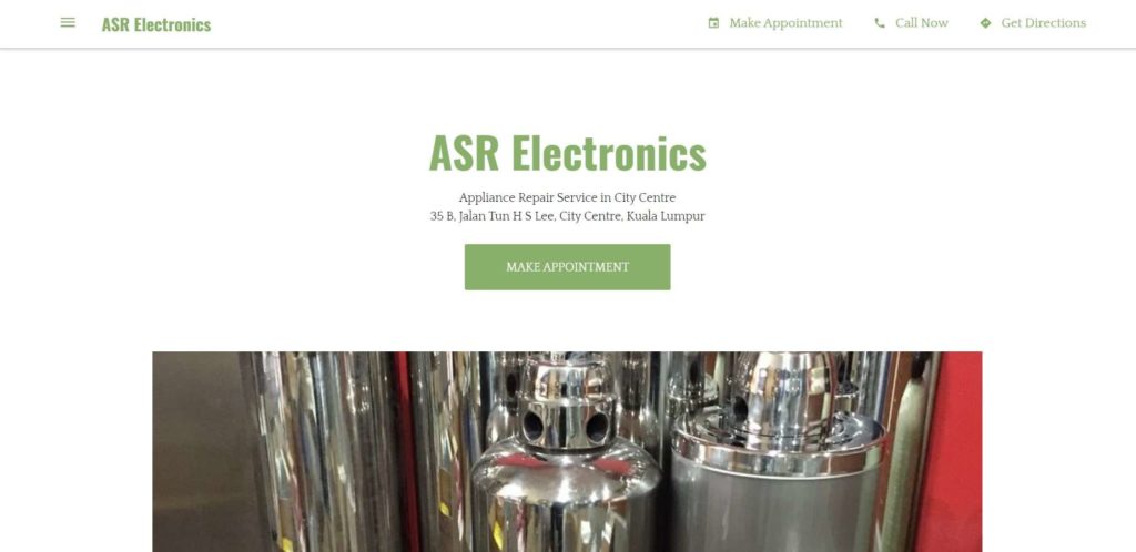 ASR Electronics homepage