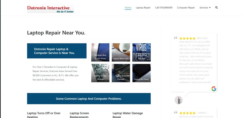 Dotronix IT Support & Services Homepage