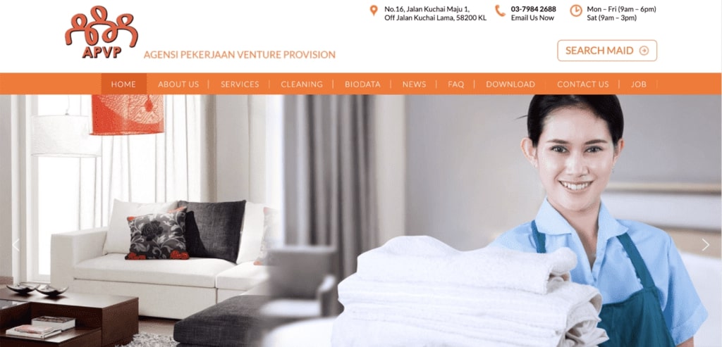 Agensi Pekerjaan Venture Provision (APVP) 's Homepage