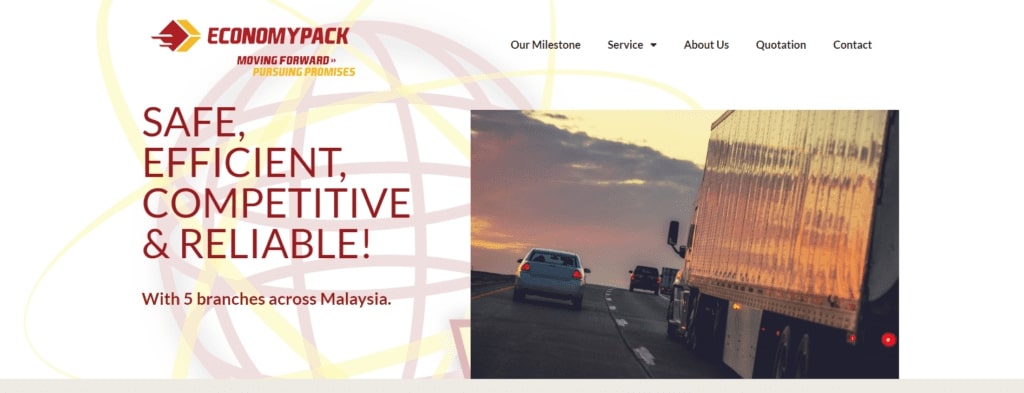 Economy Packing & Freight Service's homepage