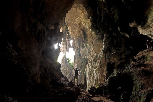 Go underground in the Gua Kandu cave