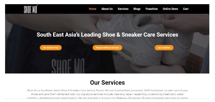 Shoe Mo's homepage