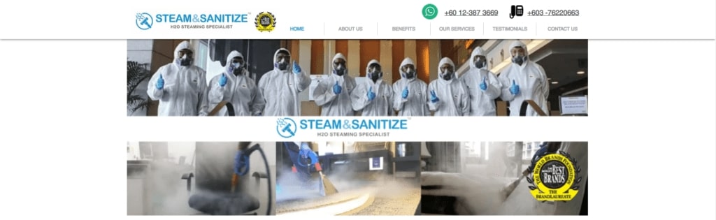 Steam and Sanitize