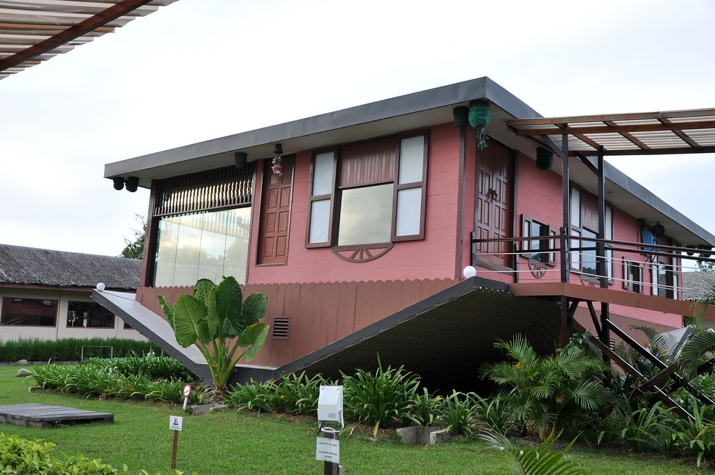 Visit the Upside Down House in Borneo