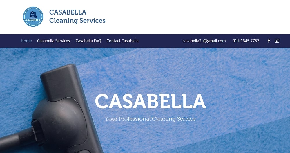 casabella's homepage