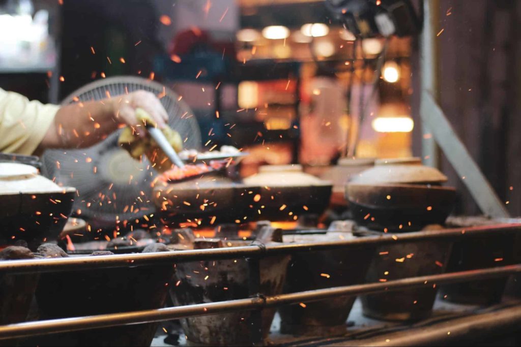 Eat at hawker stalls