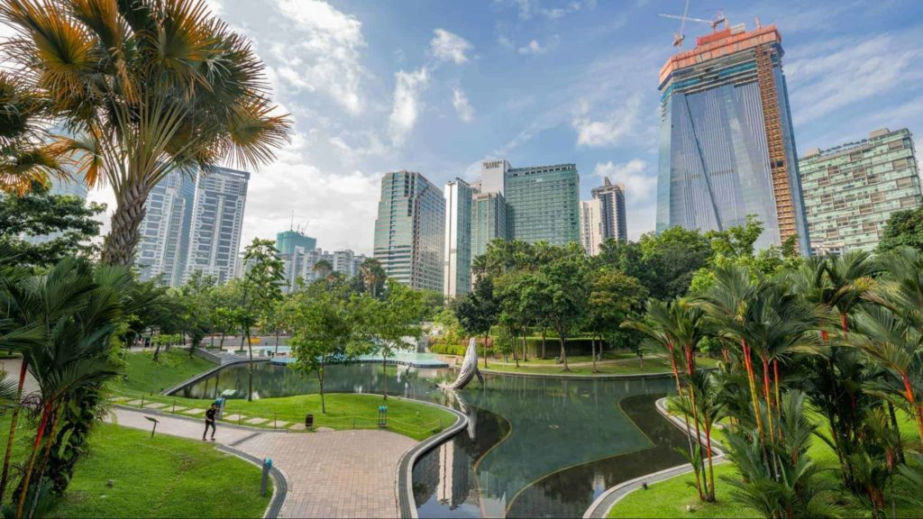 Have a picnic at the KLCC Park