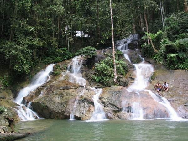 Kanching Rainforest Waterfall