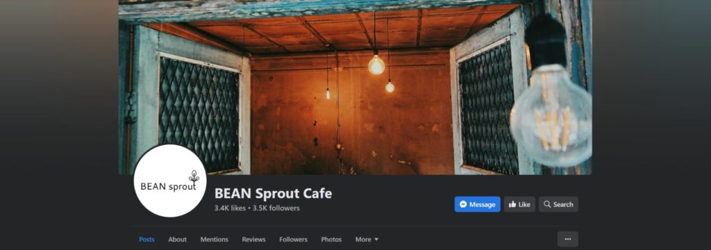 BEAN Sprout Cafe's Homepage