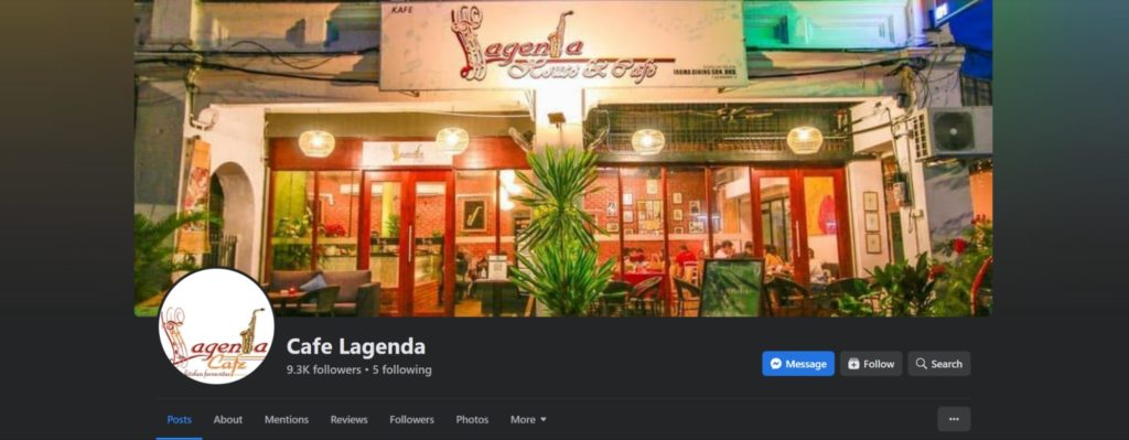 Cafe Lagenda's Homepage