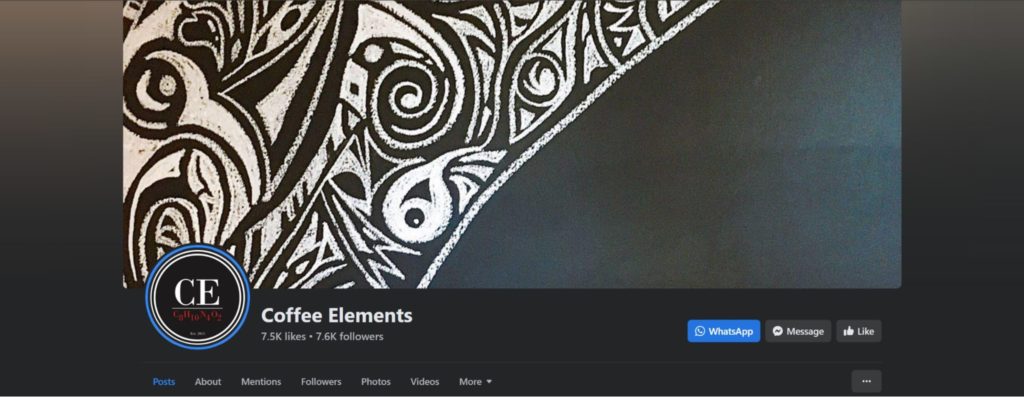 Coffee Elements Homepage